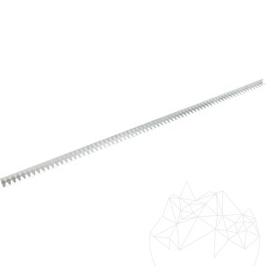 BERA – L-Edge Pro Aluminium, 118 x 4,5 x 5 cm, Karton mit 20 Stück (inklusive 20 Verbindungsstücke)