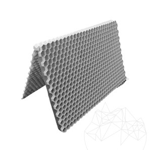 BERA – Landschafts-Abstandhalter-Designsystem für Kiesstabilität Fix Pro XL, grau, 1176 x 764 x 64 mm
