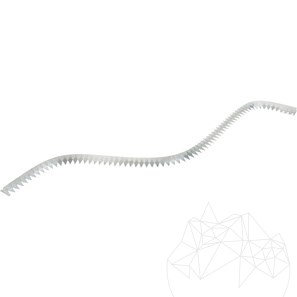 BERA – T-Edge Pro Aluminium, 118 x 9 x 5 cm, Karton mit 20 Stück (inklusive 20 Verbindungsstücke)