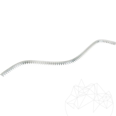 BERA – T-Edge Pro Aluminium, 118 x 9 x 5 cm, Karton mit 20 Stück (inklusive 20 Verbindungsstücke)