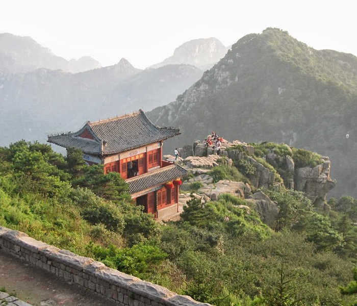 Berg Taishan der Fünf Heiligen Berge Chinas