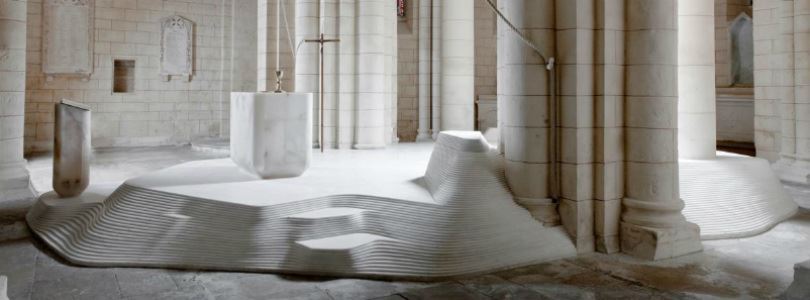 Marmor, der mit erstaunlichem Ergebnis für religiöse Architektur verwendet wird