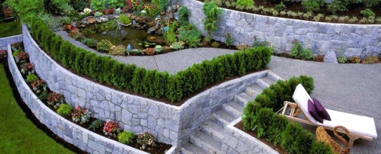 Japanisch inspirierte Terrasse