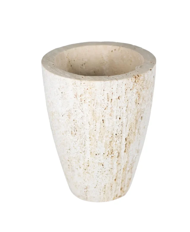 Romano Classic Riven Travertin Blumentopf 60 x 50 x 50 cm