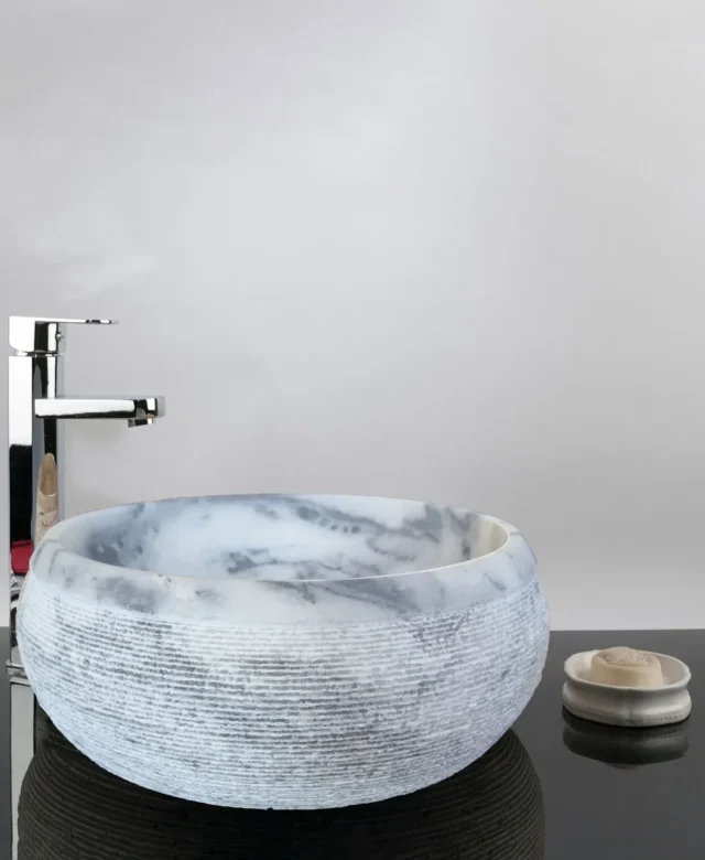 Badezimmer Waschbecken Matia Ocean Blue Marmor RS-24