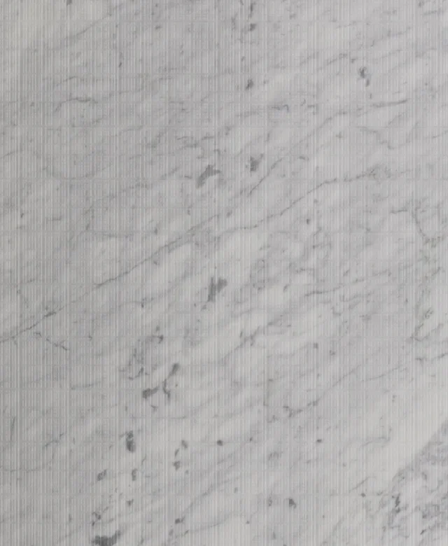 Carrara White Canvas Design  Platte 2CM