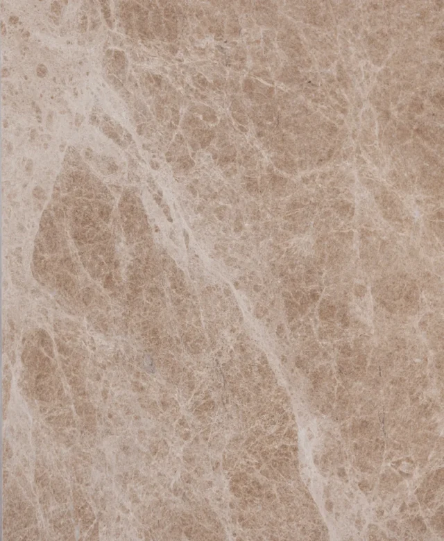 Heller polierter Marmor Emperador 60 x 30 x 2 cm