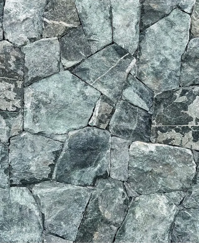 Polygonalplatten Marmor Rock Face Green Paradiso