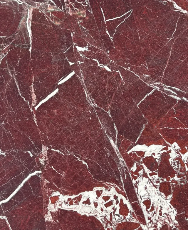 Tischplatte Rechteckig 619x718x12mm Marmor Cherry Levanto Poliert