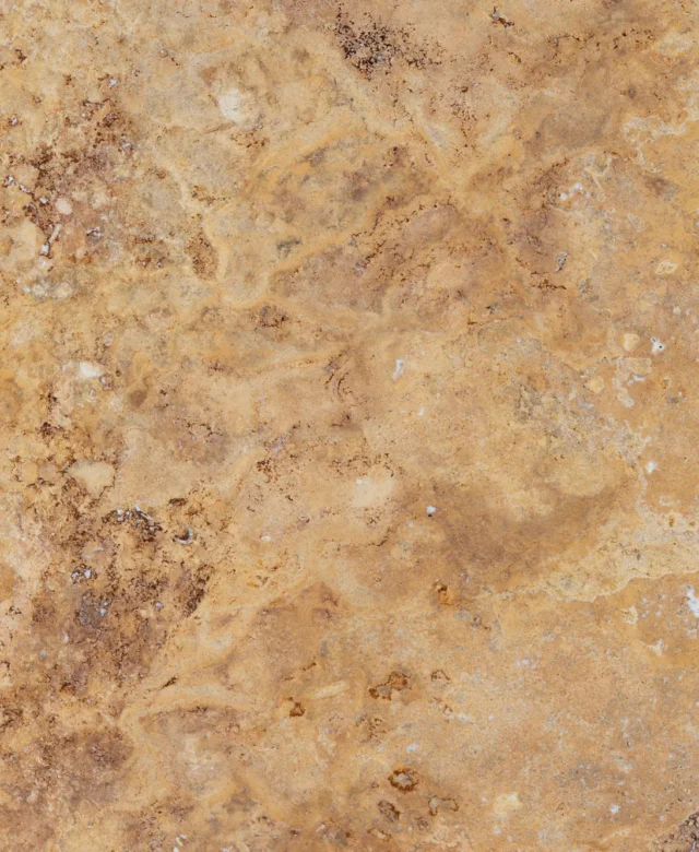 Gelber Kreuzschliff gebürsteter Travertin 61 x 30,5 x 1,2 cm